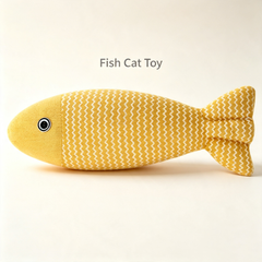 Linen Fish Cat Toy